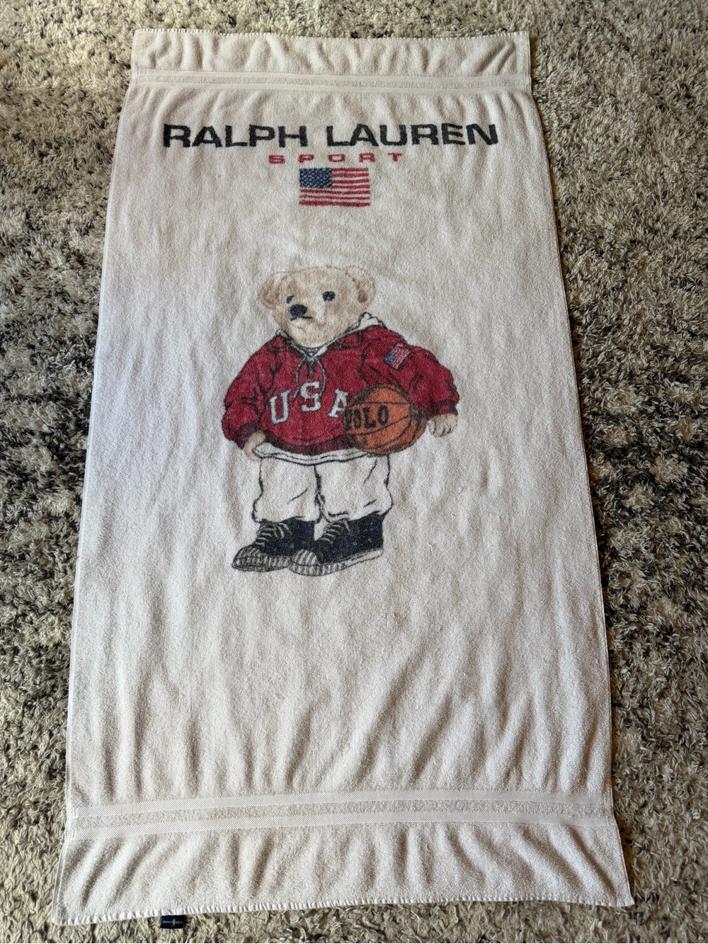 Vintage Polo Ralph Lauren XL beach towel